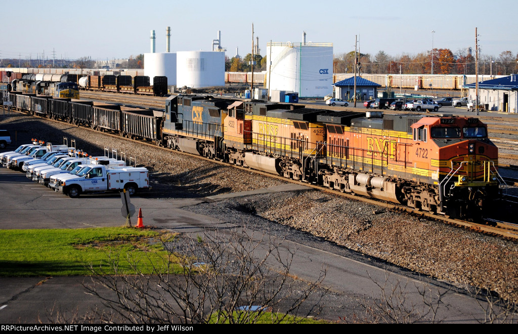 Pulling out headed to the East end